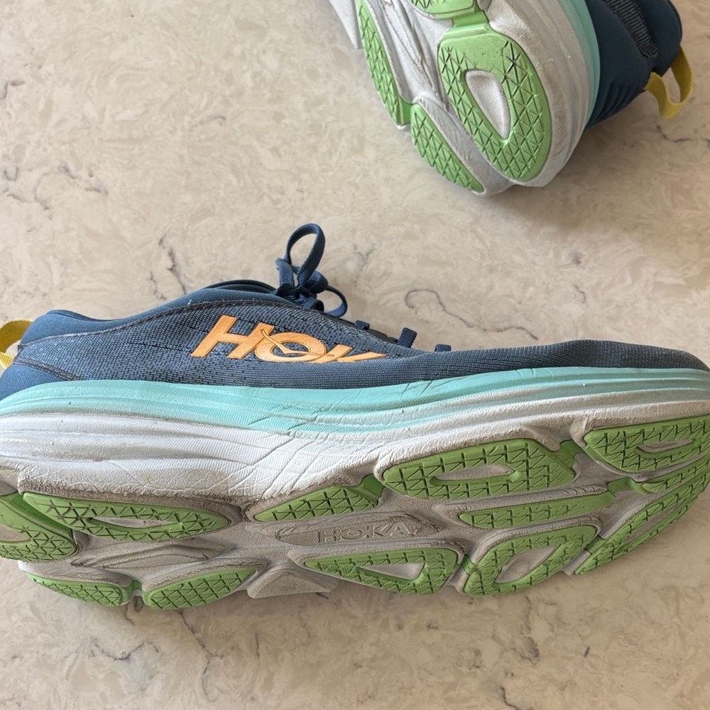 Hoka Blue and Teal Athletic Shoes - Picture 5 of 7